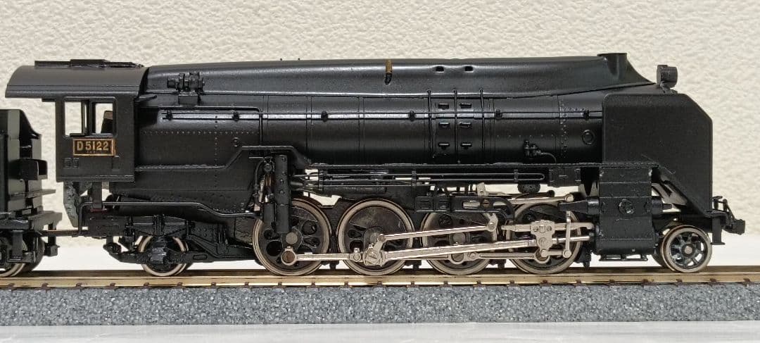 HOゲージ 天賞堂アダチ D51全流蒸気機関車、メンテナンス済