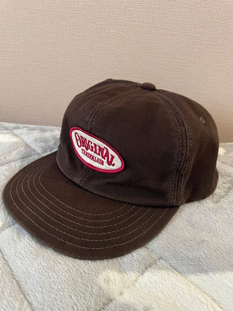 テンダーロイン トラッカー キャップ ブラウン TENDERLOIN - 14AW キムタク着 テンダーロイン トラッカー キャップ