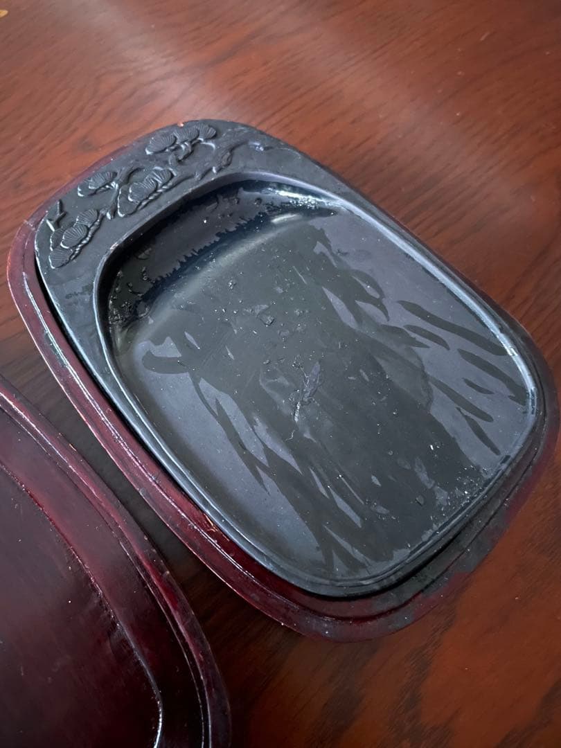 中国製 唐木箱 端渓硯 端渓石 - メルカリ