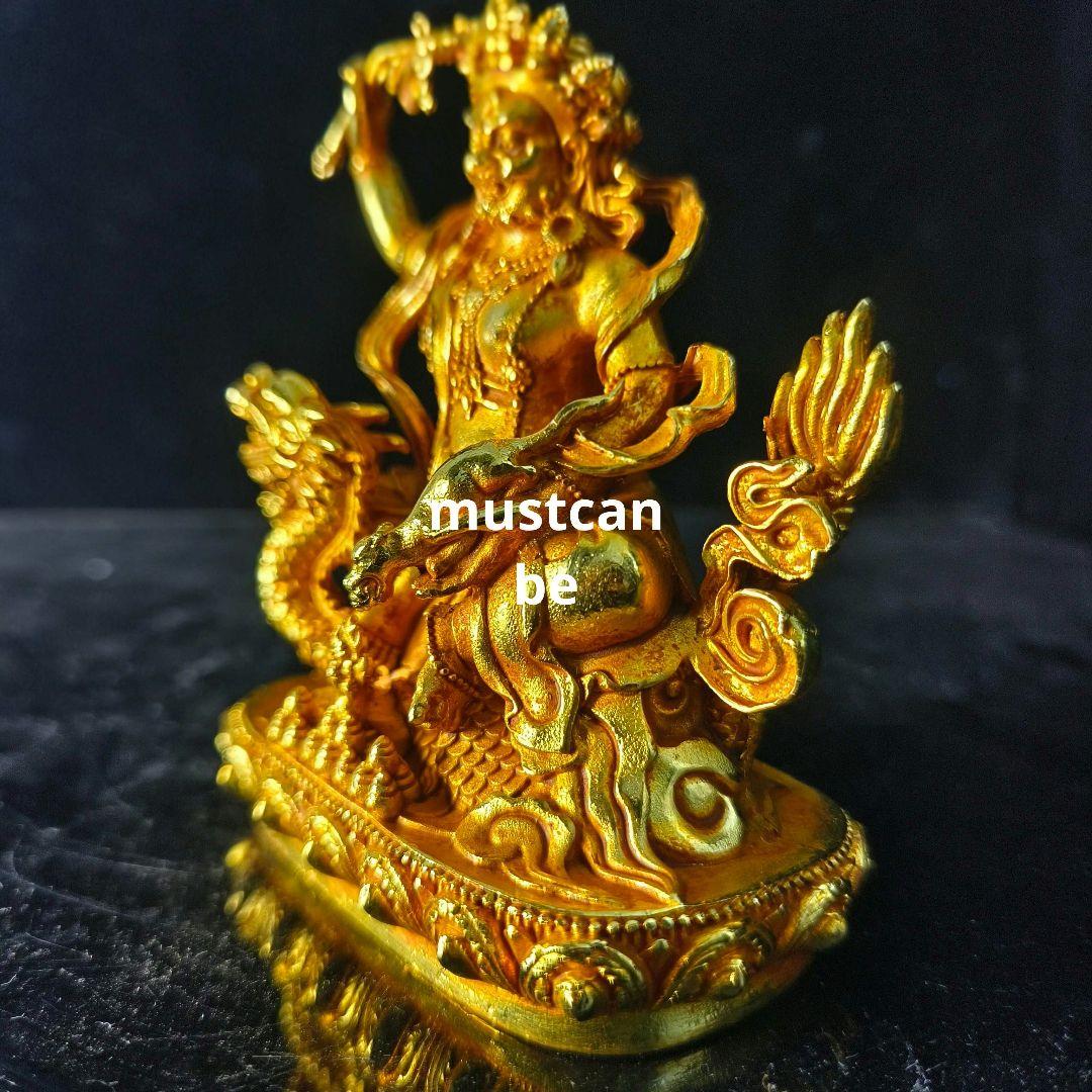 密教白財神像 銅製品 車上神像 鎮宅辟邪 開運風水 招財 置物 工芸品 装飾品