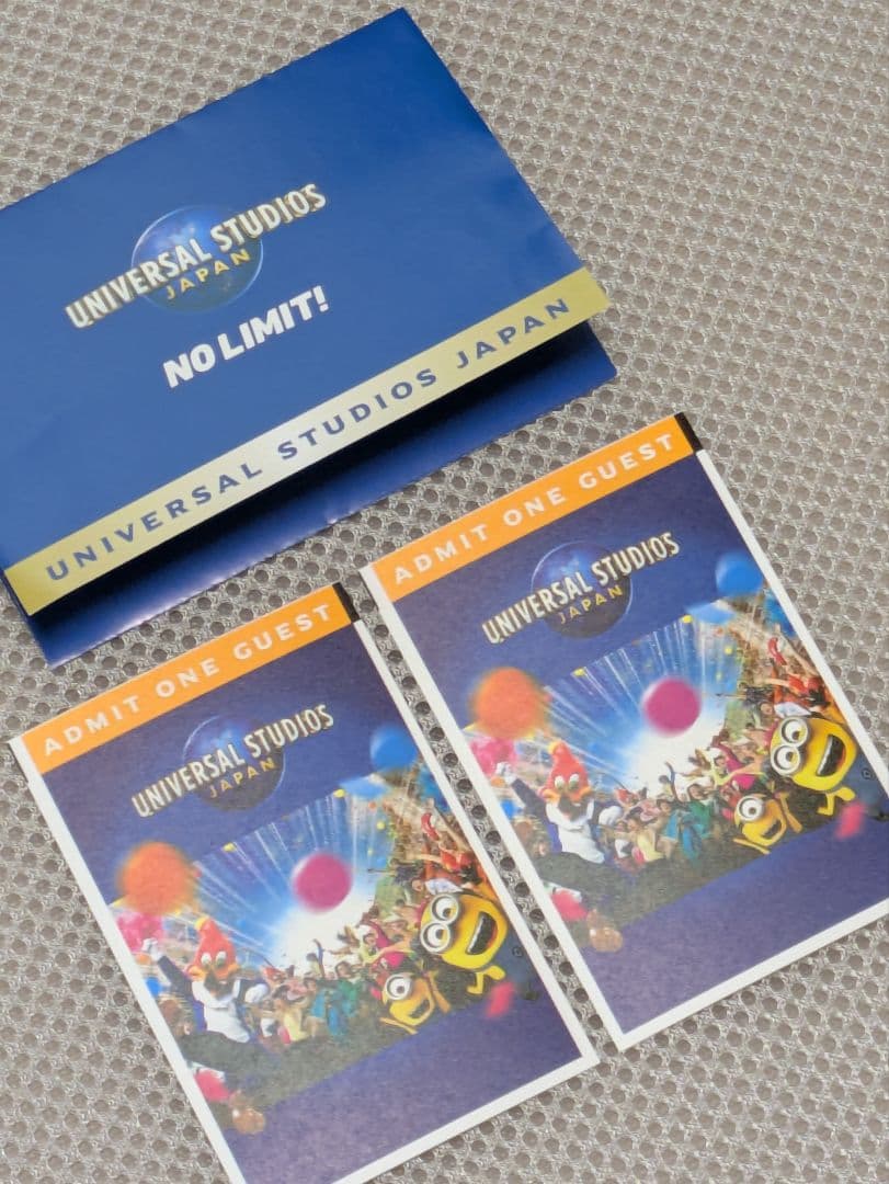 ユニバーサルスタジオジャパン USJ 大人入場券2名分