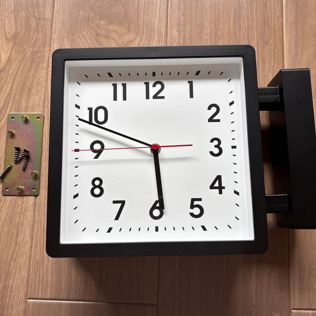 【ムーニー号様】両面時計 壁掛時計 ベスタイム(BESTIME)