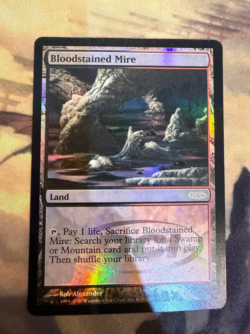 Mtg Foil 血染めのぬかるみ ジャッジ褒賞 プロモ Mtg Foil 血染めのぬかるみ ジャッジ褒賞 プロモ イベント配布》【FOIL