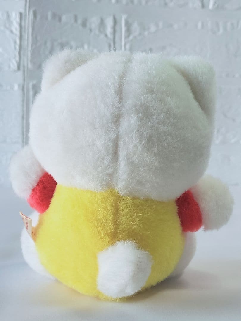 年代物/超激レア/入手困難/希少/1976年初期キティちゃんのぬいぐるみ/旧ロゴ