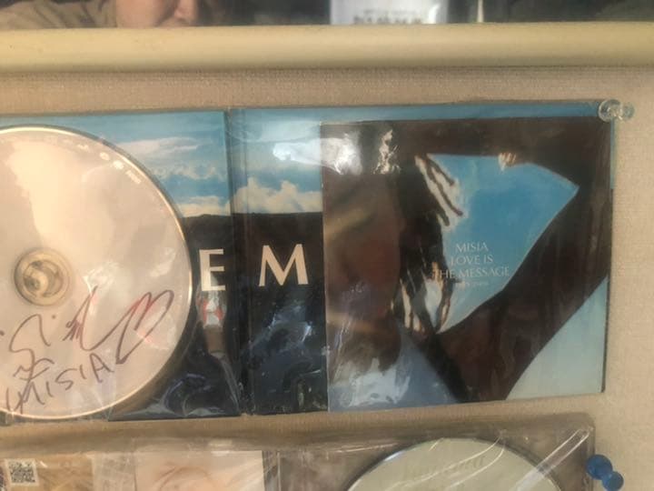 ミーシャ直筆サインCD