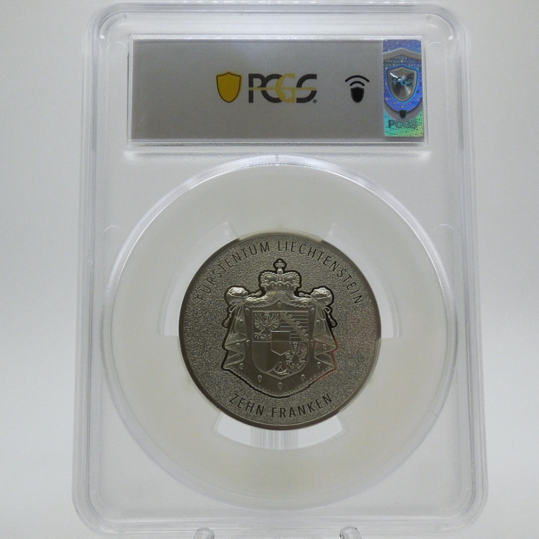 PCGS SP70 2024 リヒテンシュタイン スイスフラン導入100周年銀貨
