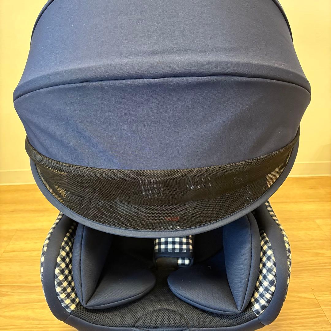 【チャイルドシート】　ジョイー チルト キャノピー付き ネイビー チェック柄