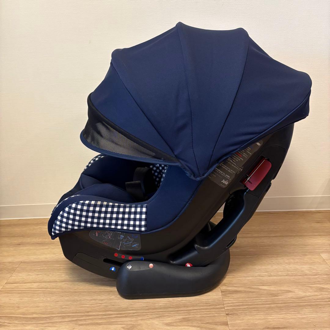 【チャイルドシート】　ジョイー チルト キャノピー付き ネイビー チェック柄