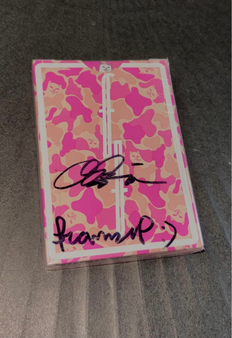 Zach3人直筆サインレアトランプRipndip Fontaine - メルカリ