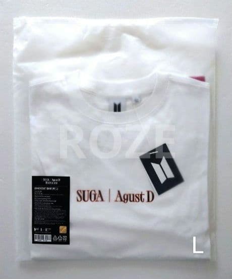 BTS SUGA Agust D D-DAY 長袖 Tシャツ 白 L 未開封