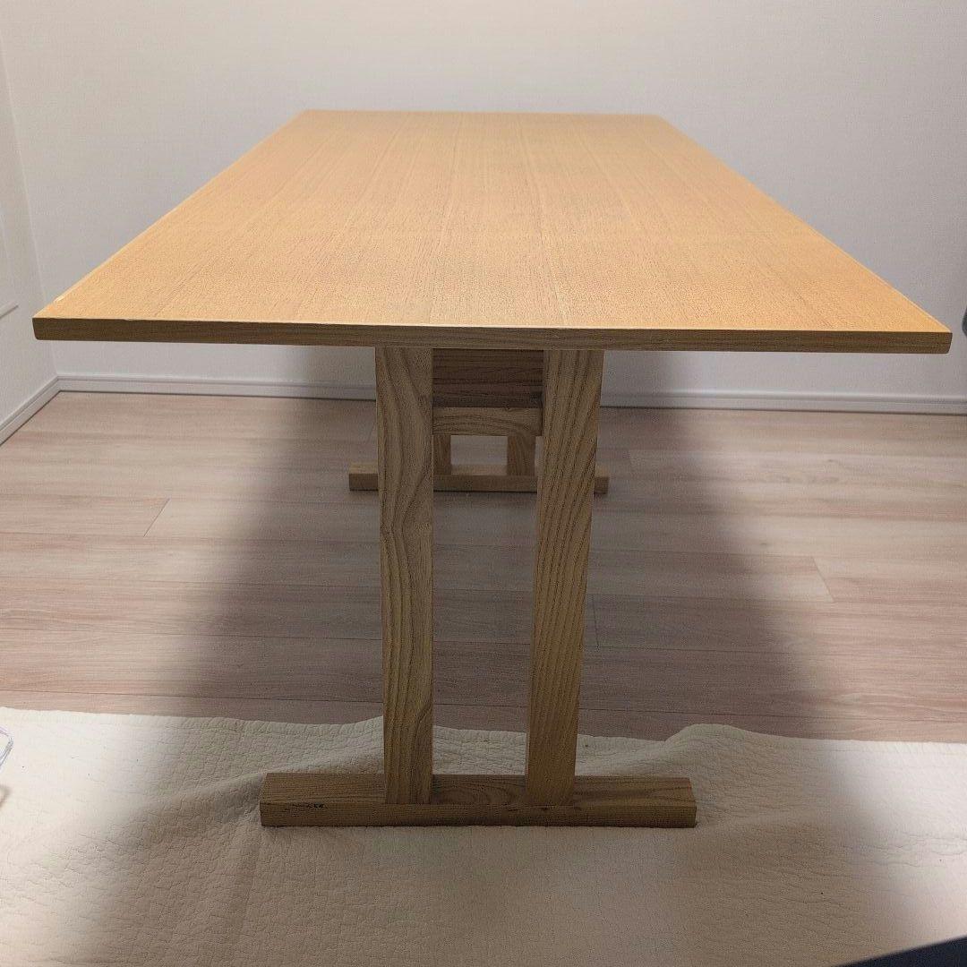 【処分価格】ACTUS ダイニングテーブル天然木(アッシュ)