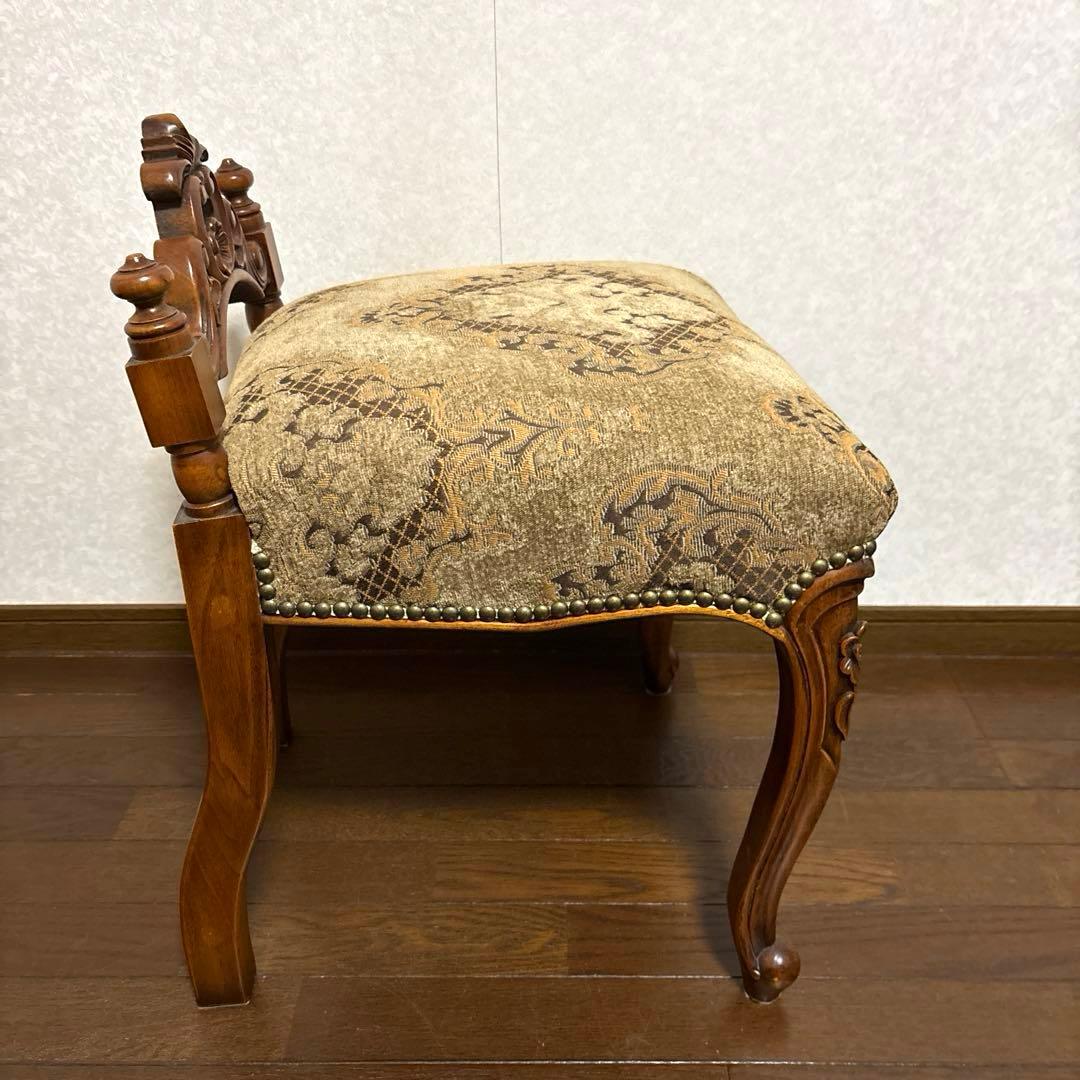 【美品】希少 アンティーク 猫脚 スツール