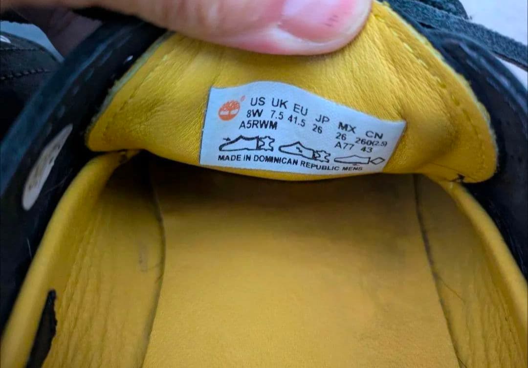 【希少】Timberland ティンバー 3eye スリーアイ 26 黒 OYY