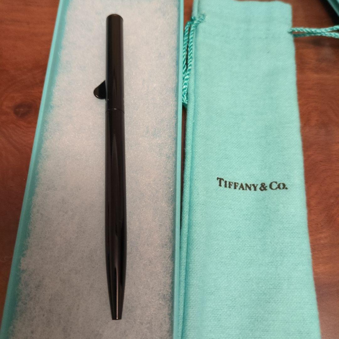 Tiffany & Co. 黒ボールペン 専用ケース付き