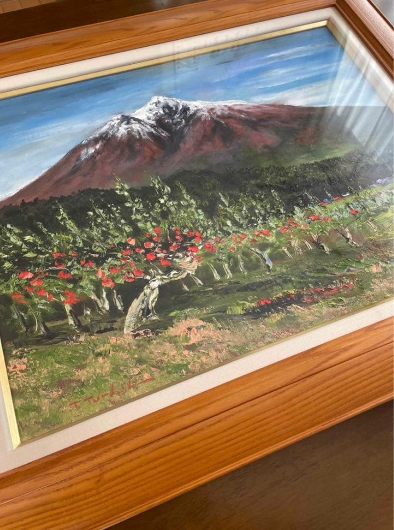 絵画 油彩画 高橋哲夫 青森県弘前市 岩木山