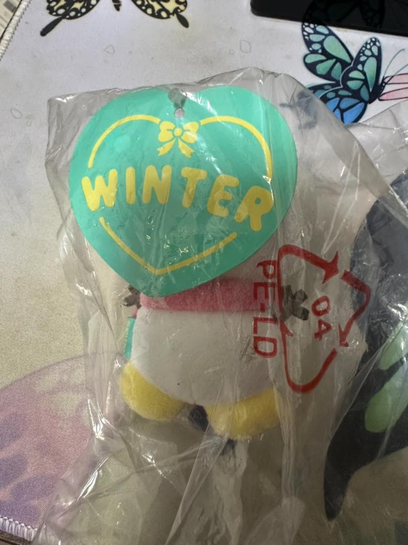 aespa ウィンター ぬいぐるみ、トレカケース、キーホルダー3点セット