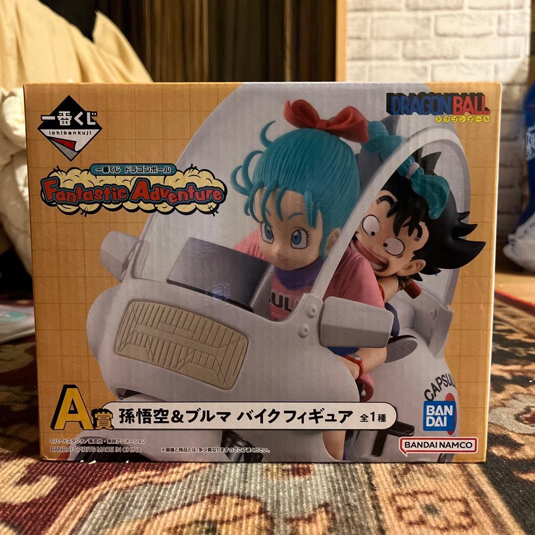 一番くじ ドラゴンボール A賞 孫悟空＆ブルマ バイクフィギュア