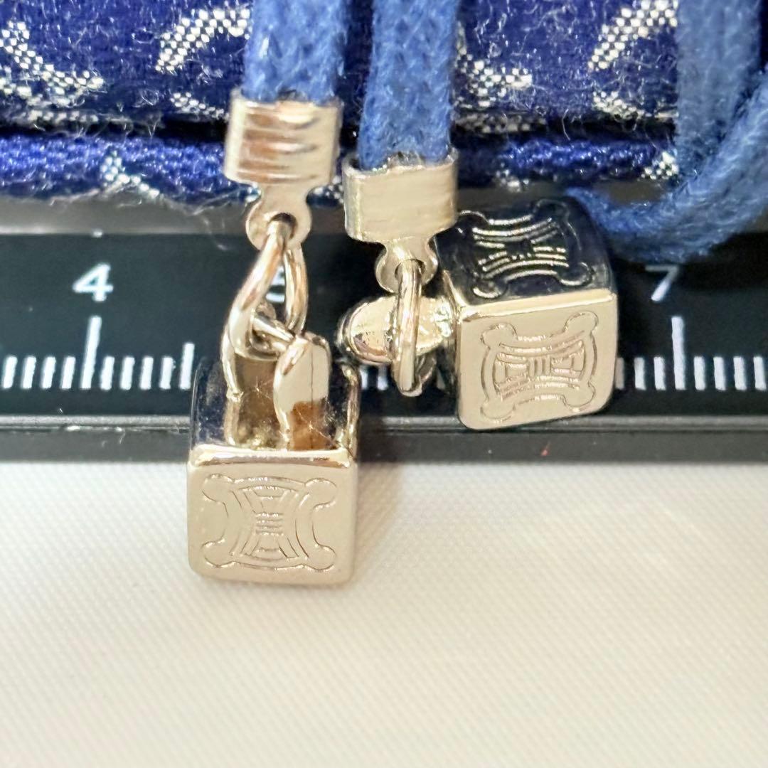 CELINE セリーヌCマカダム総柄巾着ポーチ＋ハンドタオルギフト