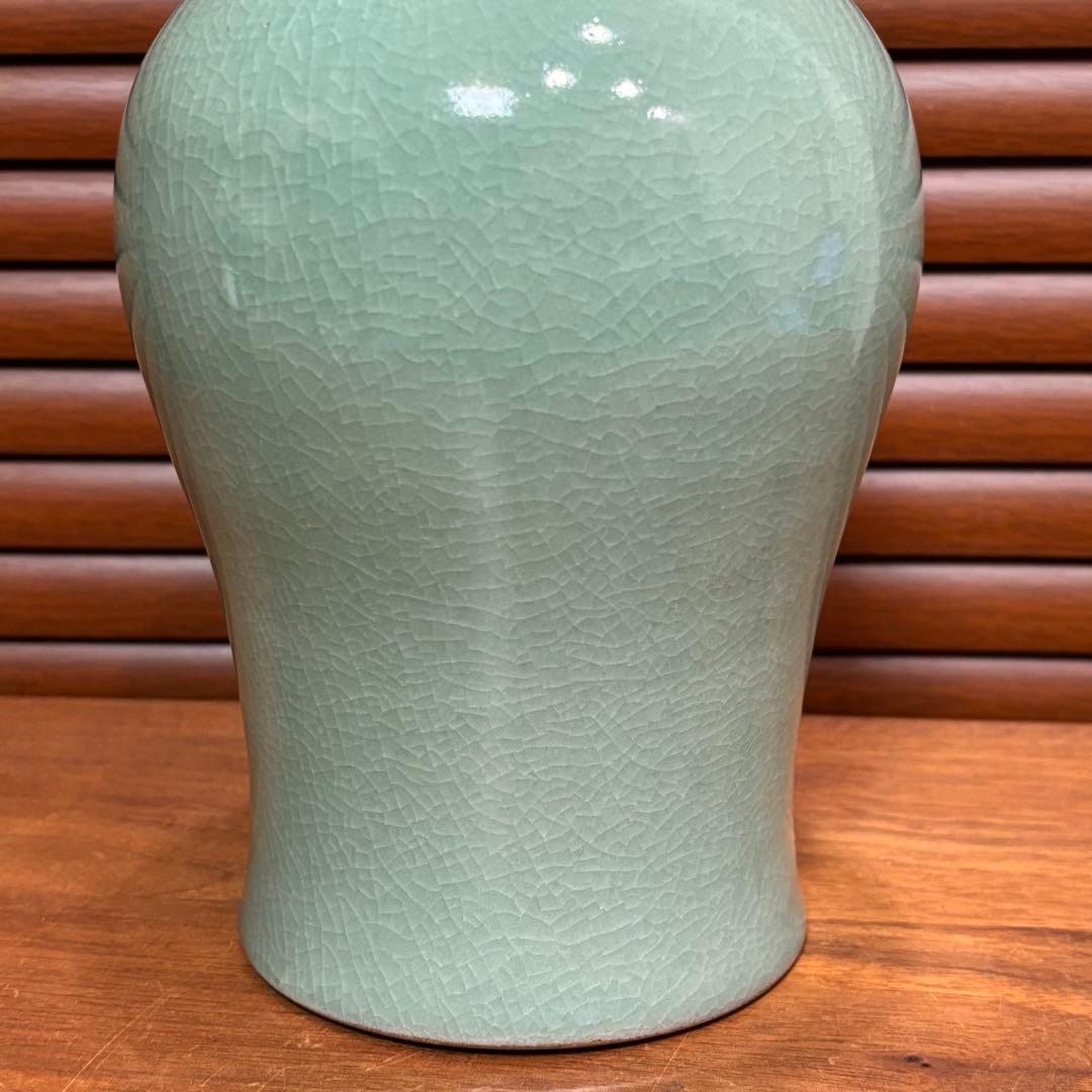 昔中国で購入 青磁 壺 - メルカリ