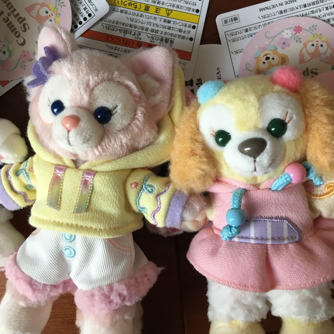 ディズニーシーカムファインドスプリング ぬいぐるみバッジ　チャーム　全種セット