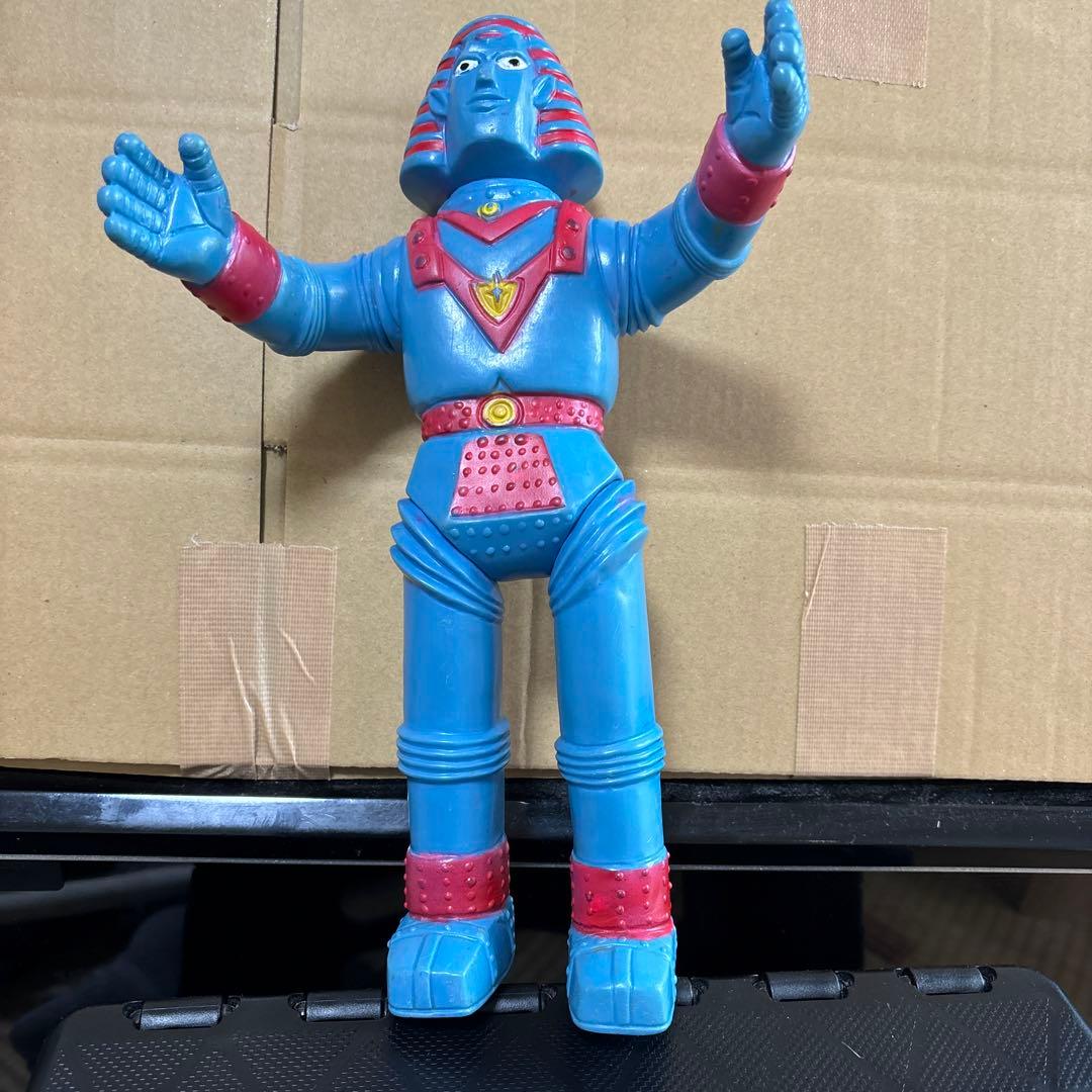 ジャイアントロボ　ブルマァク 昭和46年頃 当時物　ソフビ　29CM 東映
