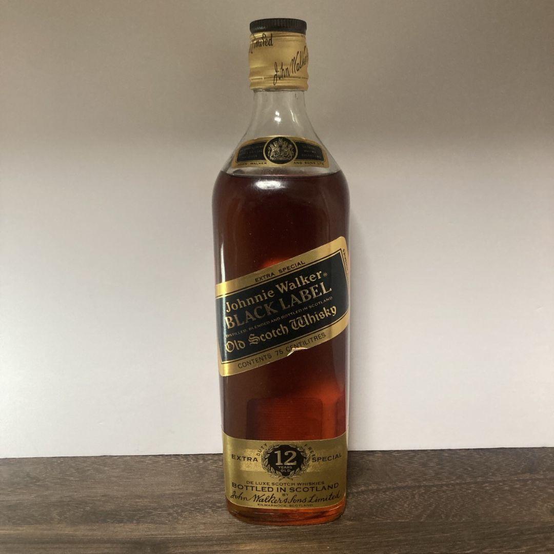 ジョニーウォーカー ブラックラベル 12年 エクストラ スペシャル 箱