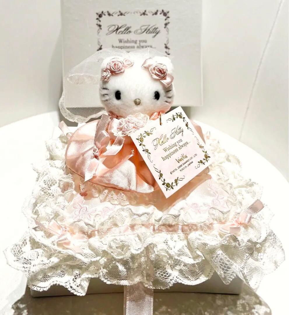 2000年vivitix ウェディングドレス キティぬいぐるみ