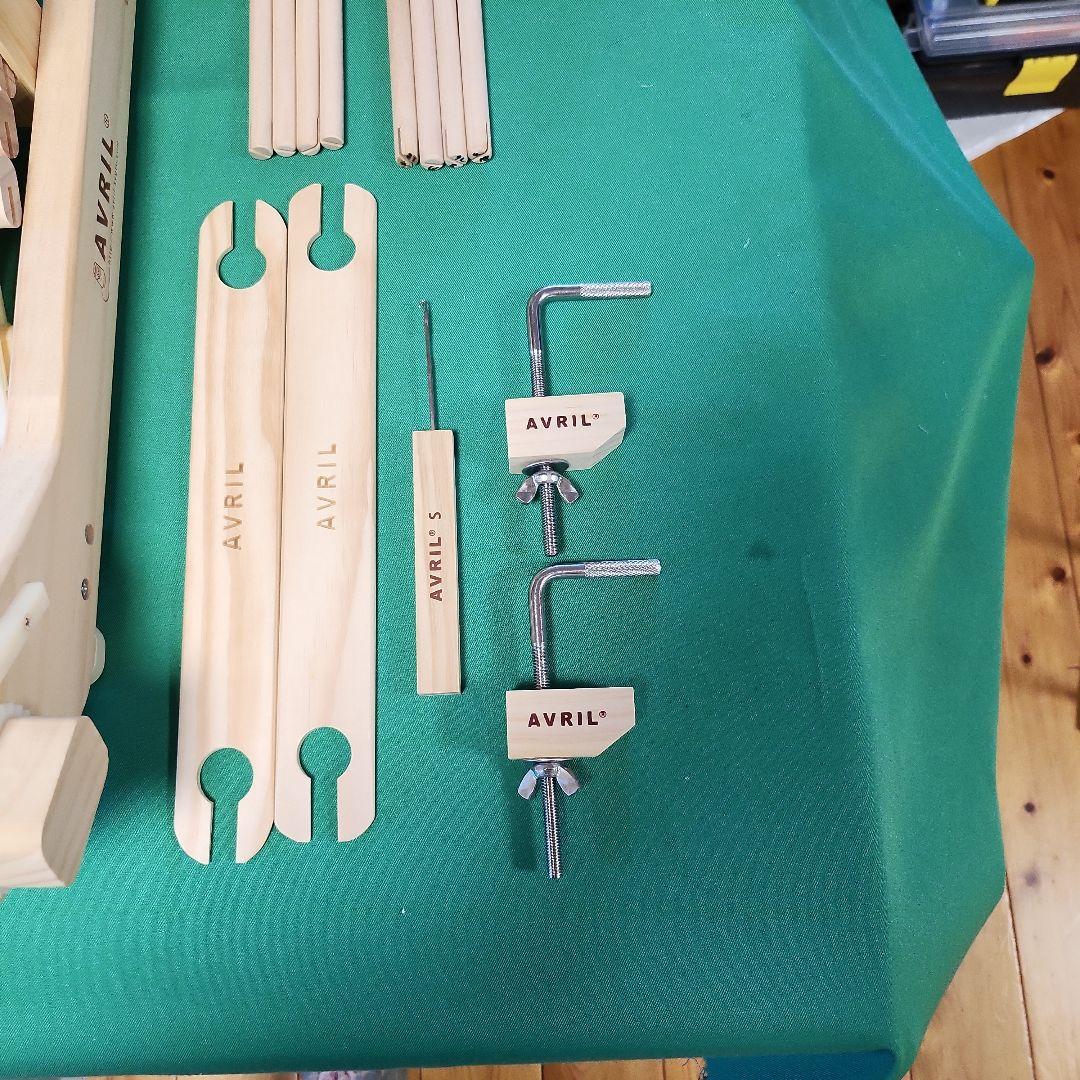 機織り道具　アヴリル卓上織り機　Loom30　へドル4種類付き　必読説明文