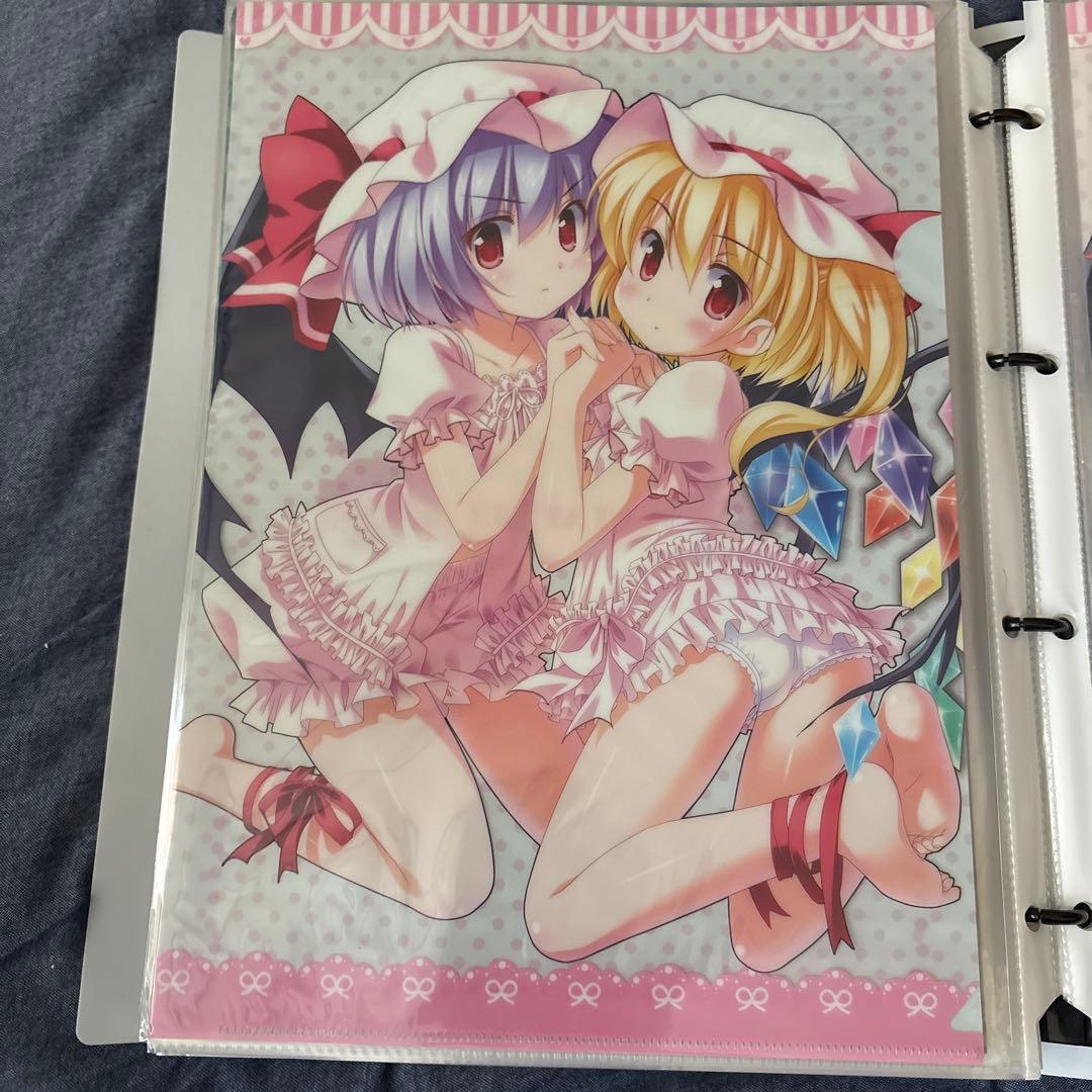 東方project レミフラ　パジャマ　美少女　クリアファイル　VY17 東方project レミフラ パジャマ 美少女 クリアファイル VY17 東方