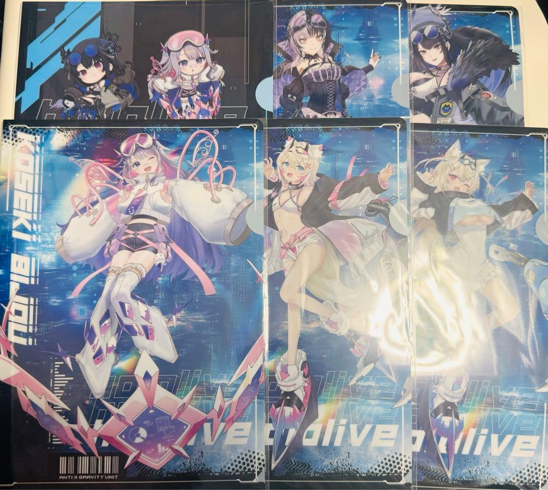 Advent ホロライブEn AXGRIT クリアファイル 全6種セット ホロライブ