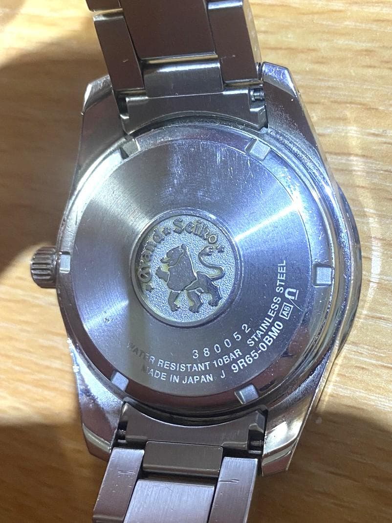 グランドセイコー／スプリングドライブ／SBGA101