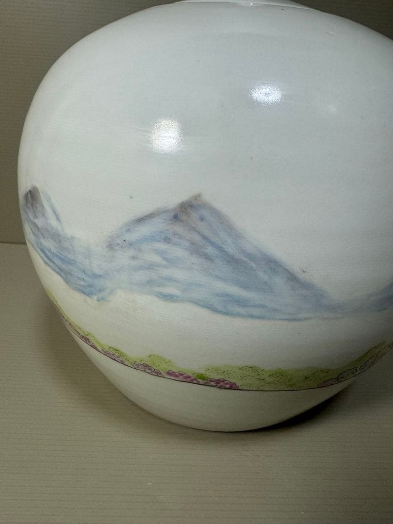 2216 骨董　唐子絵　壺　時代物