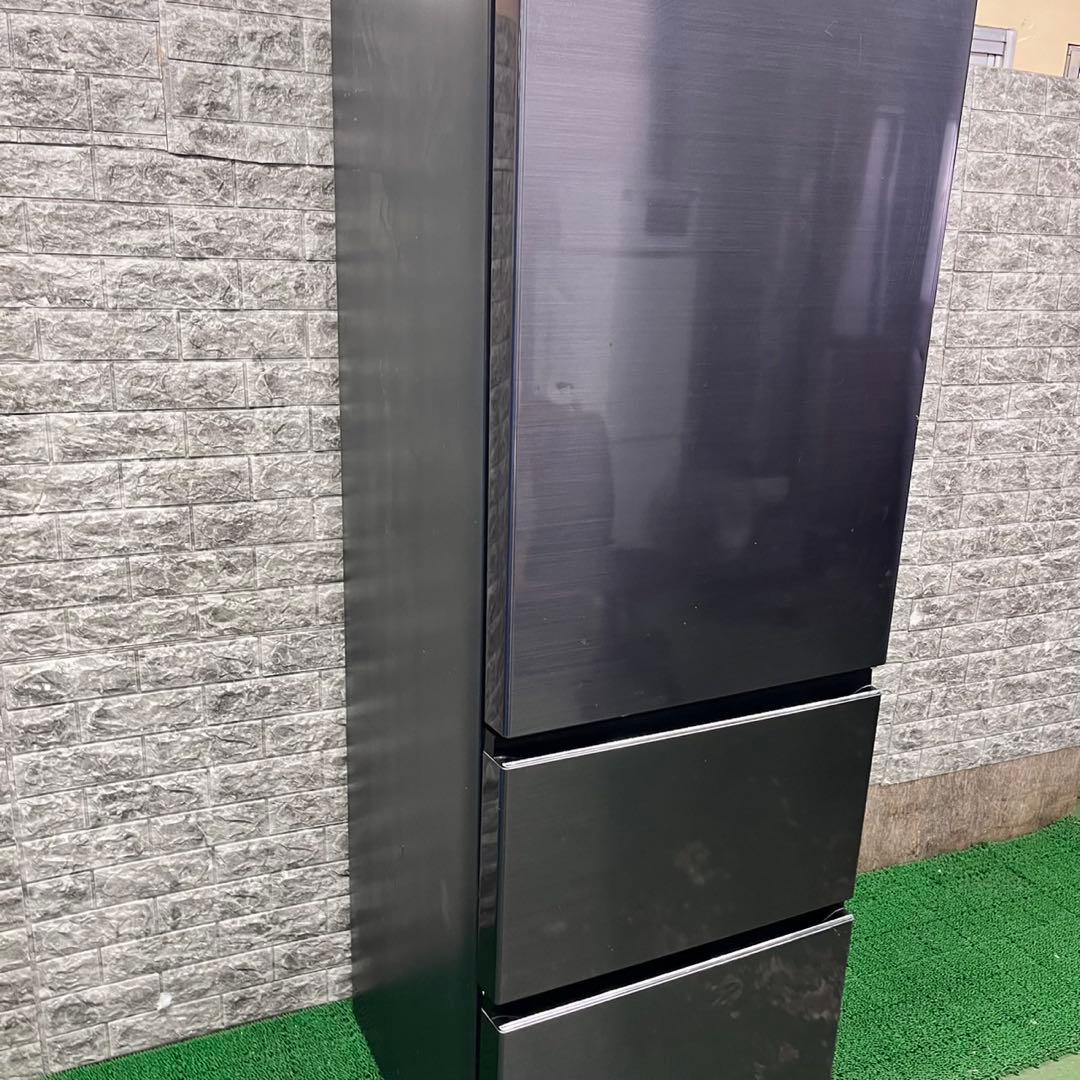 709 日立　大型冷蔵庫　375L 300L強　小型　家庭用　自動製氷　右開き