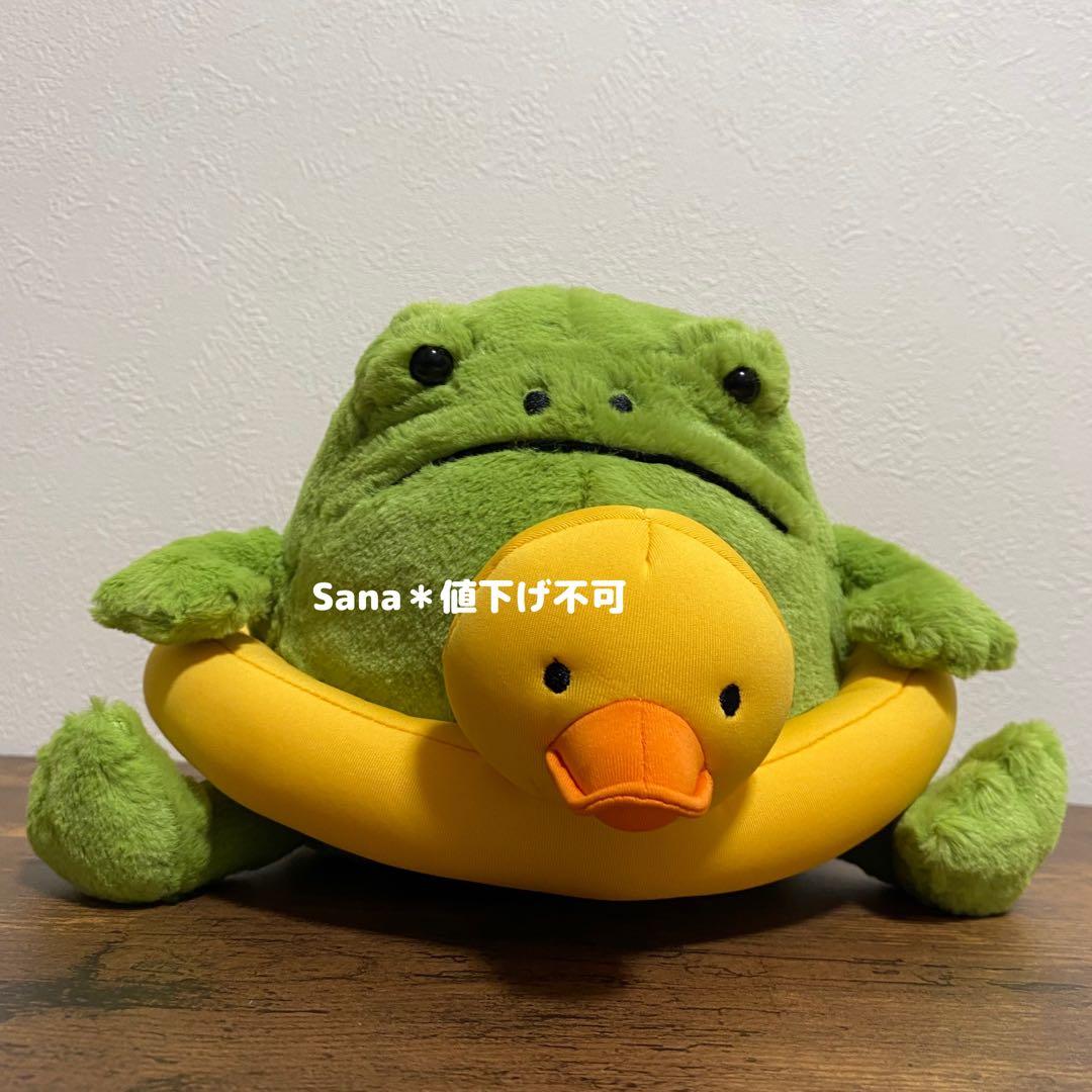新品　夏　カエル　浮き輪　ジェリーキャット　ぬいぐるみ　かえる　frog