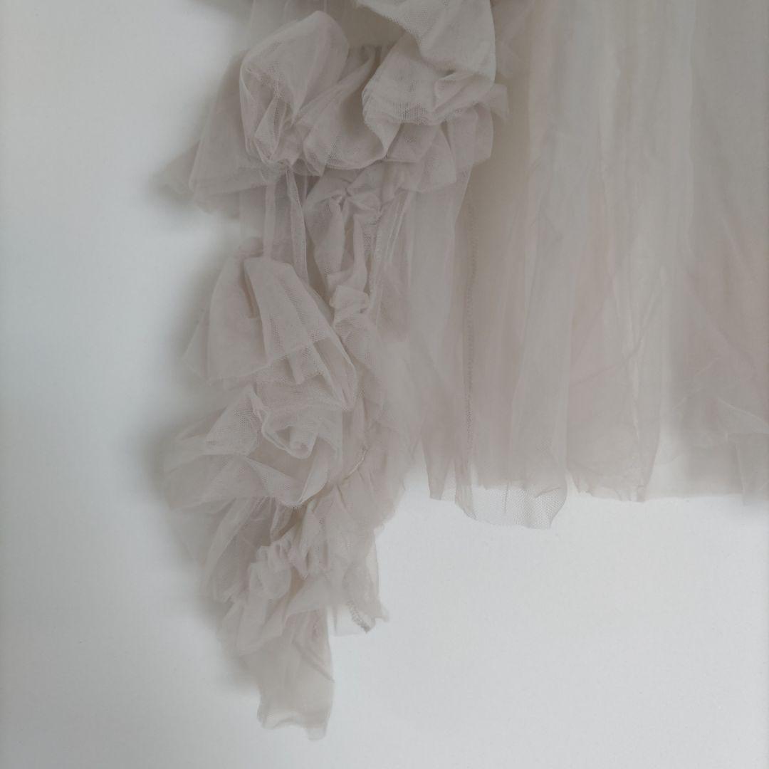 【kana / ANDRESD】 デコラティブチュールトップス フリル 結婚式