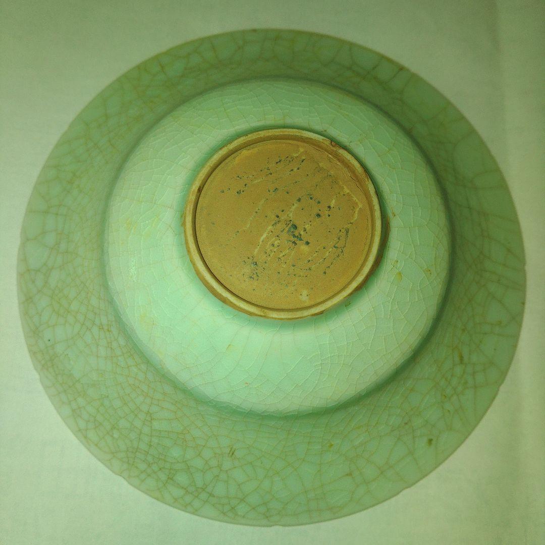 北宋青白磁腰折皿 中国古玩 アンティーク