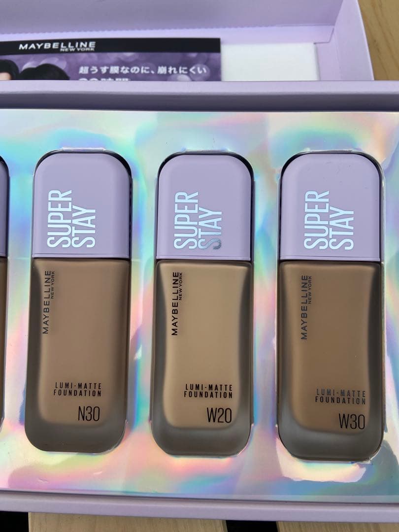 新品6本セット　メイベリン SPステイ　ルミマット　リキッド　ファンデーション