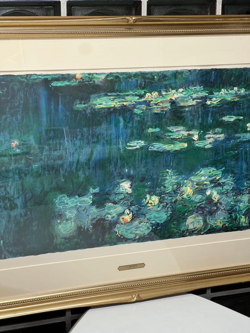 モネ 睡蓮 「緑の反映」 版画 私の美術館