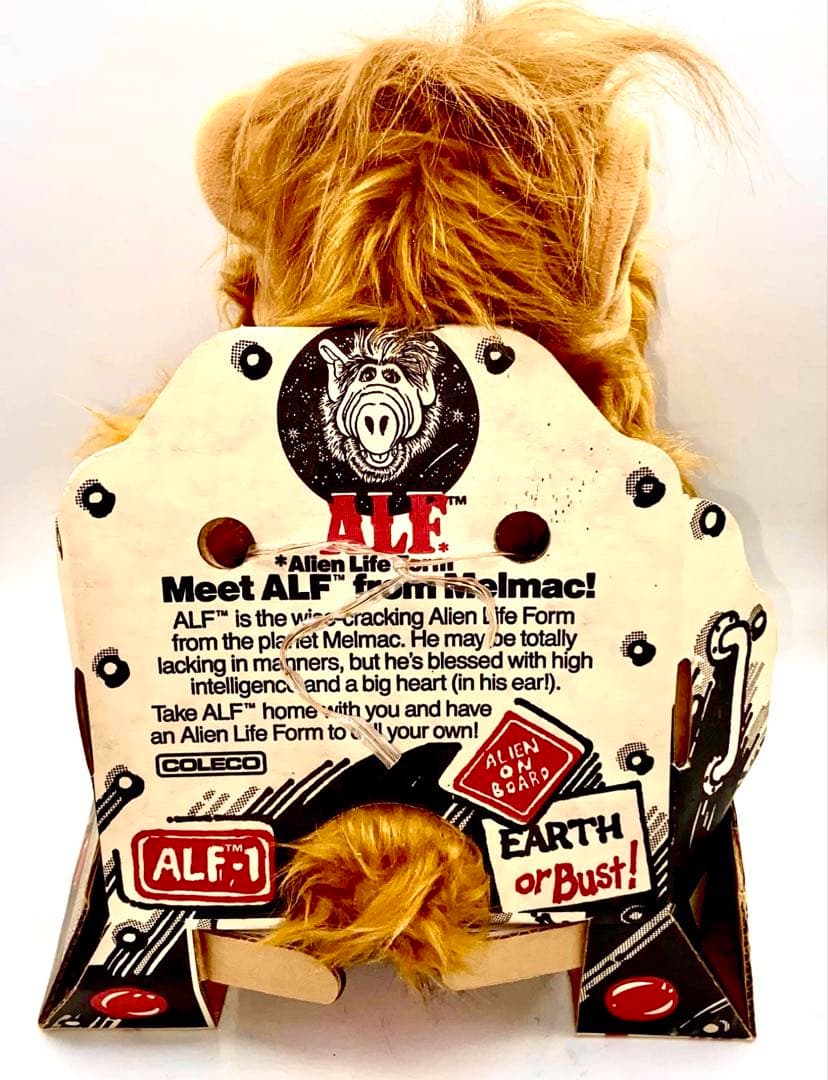 [超希少] ALF アルフ 1986年製 タグ&箱付き ぬいぐるみ ヴィンテージ
