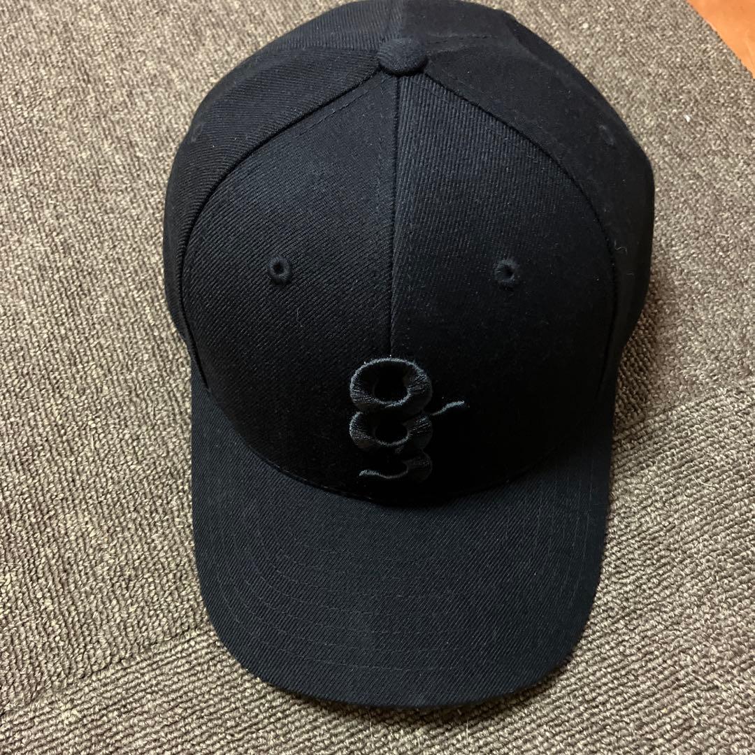8g shoot キャップ ブラック×ブラック 窪塚洋介