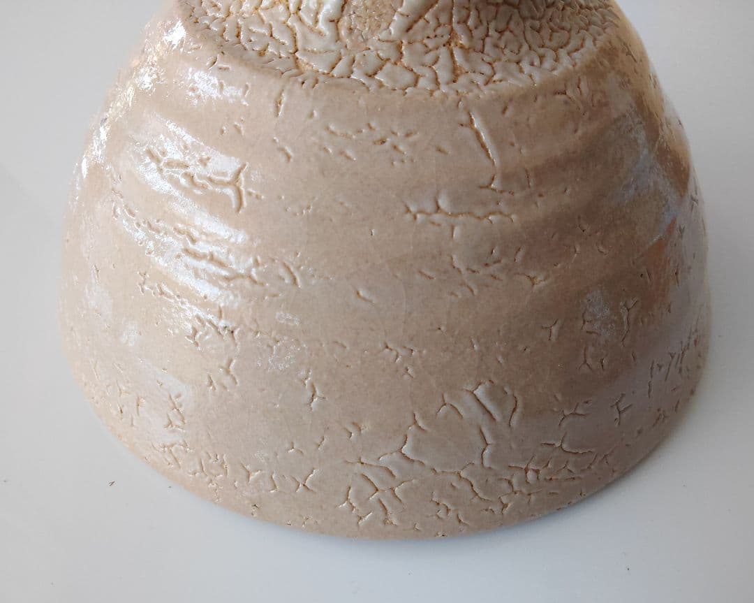 かいらぎ唐津 井戸碗 手造 唐津焼 岡本作礼 作家 登り窯 美術