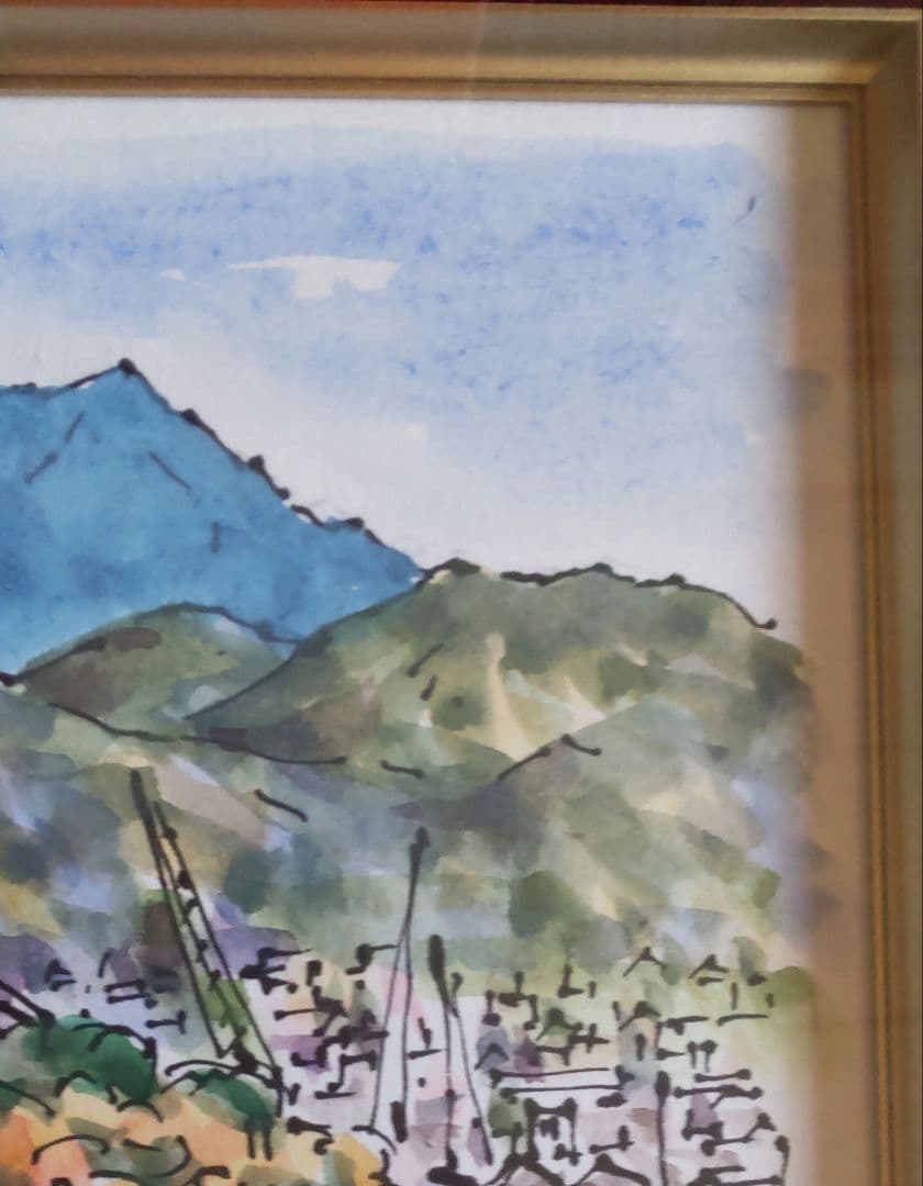 （原画）尾道風景【水彩画】絵画 インテリアにおすすめ