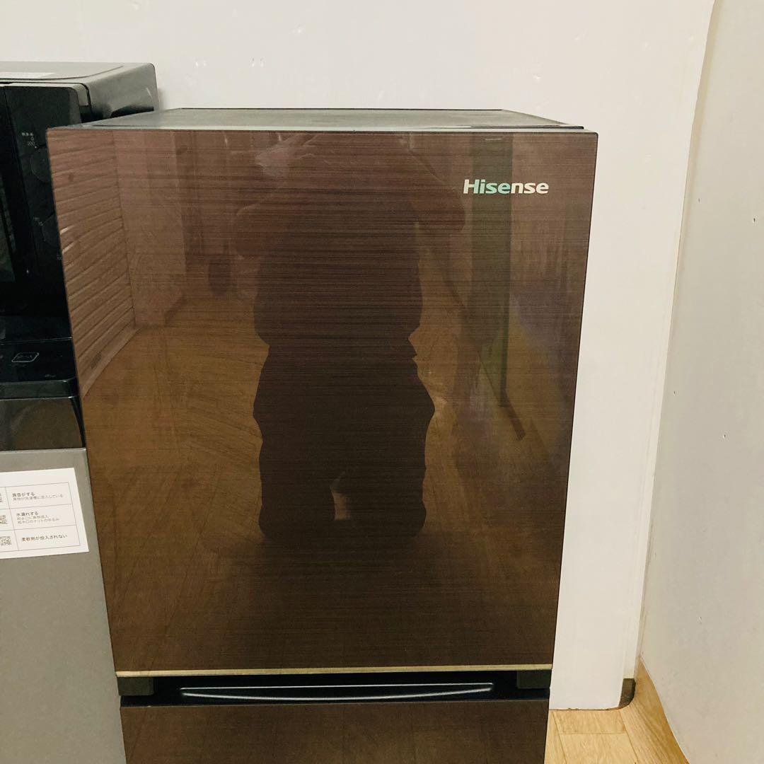 カッコいいガラストップ冷蔵庫一人暮らし家電セット大阪、大阪近郊配送と無料AD