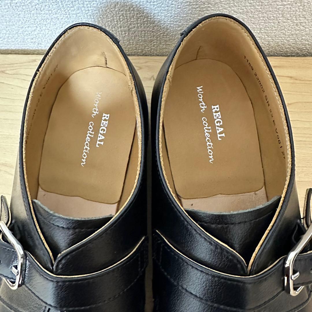 未使用級★リーガル　シングルモンクストラップ　 ビジネスシューズ　革靴 27