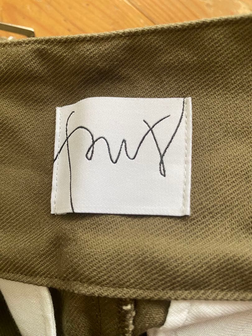 PUR 池田泉　2tuck gurkha pants (olive)