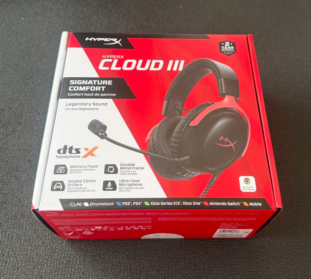 【新品未開封】,HyperX. Cloud III  ゲーミング ヘッドセット HyperX Cloud III ゲーミングヘッドセット 製品詳細 | 日本HP