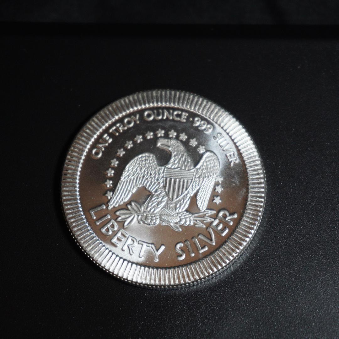 1オンス SilverTowne リバティベル 銀貨 シルバー ラウンド