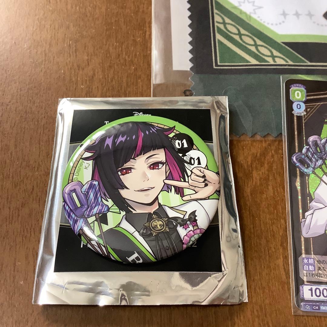 ツイステ リリア マルチクロス おめかしバースデー 缶バッジ ヴァイス