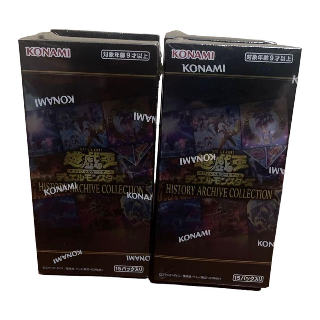遊戯王 ヒストリーアーカイブコレクション 4BOX 未開封 シュリンク付