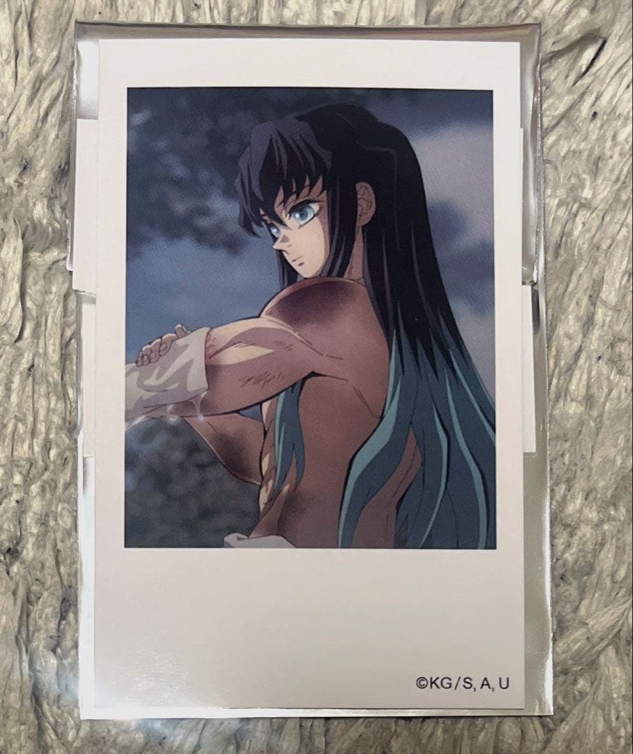 鬼滅の刃 柱カフェ 時透無一郎ランダムチェキ風ブロマイド